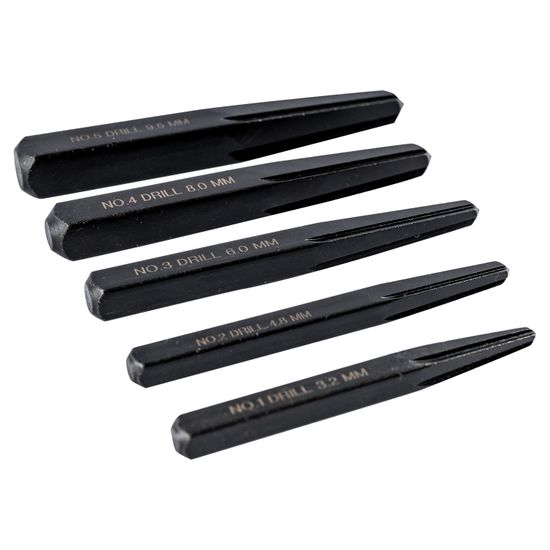 TORK CRAFT Square Screw Extractor Set 5pce